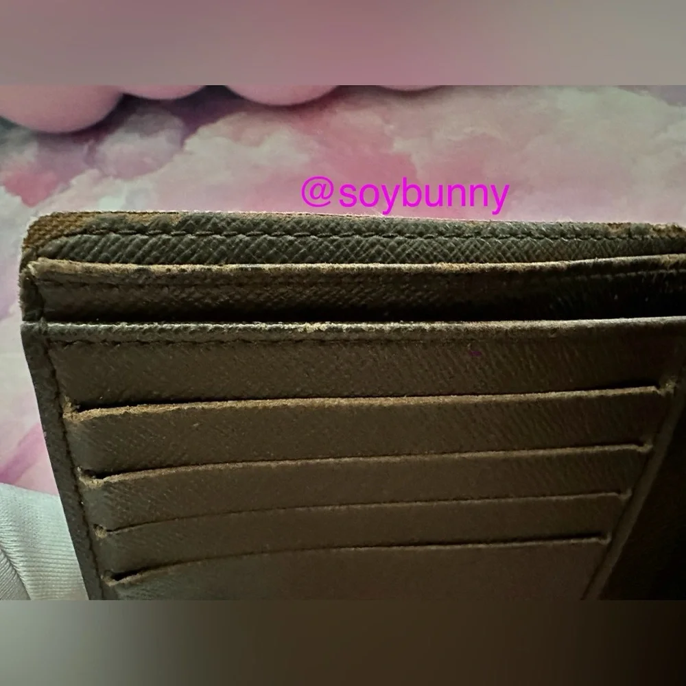Louis Vuitton Damier Unisex Bifold Wallet (Fixer/Project)
